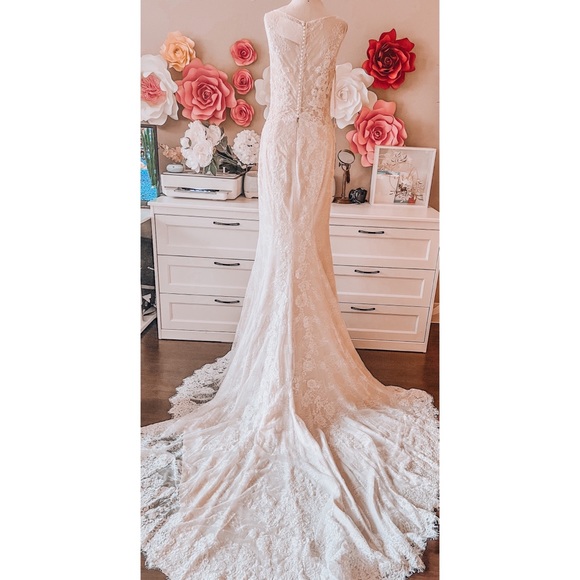 NWT CASABLANCA Bridal Style 2330 Chloe Wedding Gown -Ivory - Picture 5 of 15